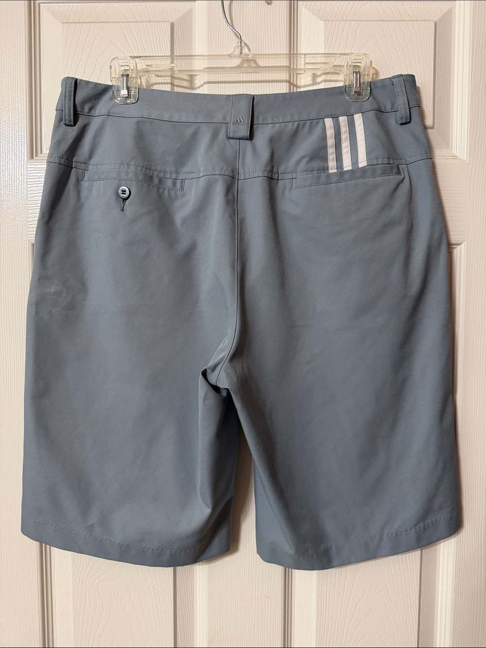 Adidas Shorts size 32 Dusty Blue Athletic Golf Shorts Flat Front